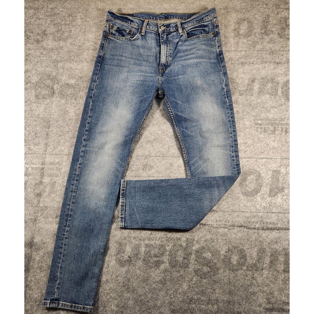 Levi Jeans Men's 34x30 Blue Demin 510 Skinny Mid Rise